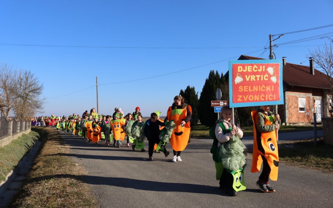 Selnica pod maskama: Održan veseli Dječji fašnik