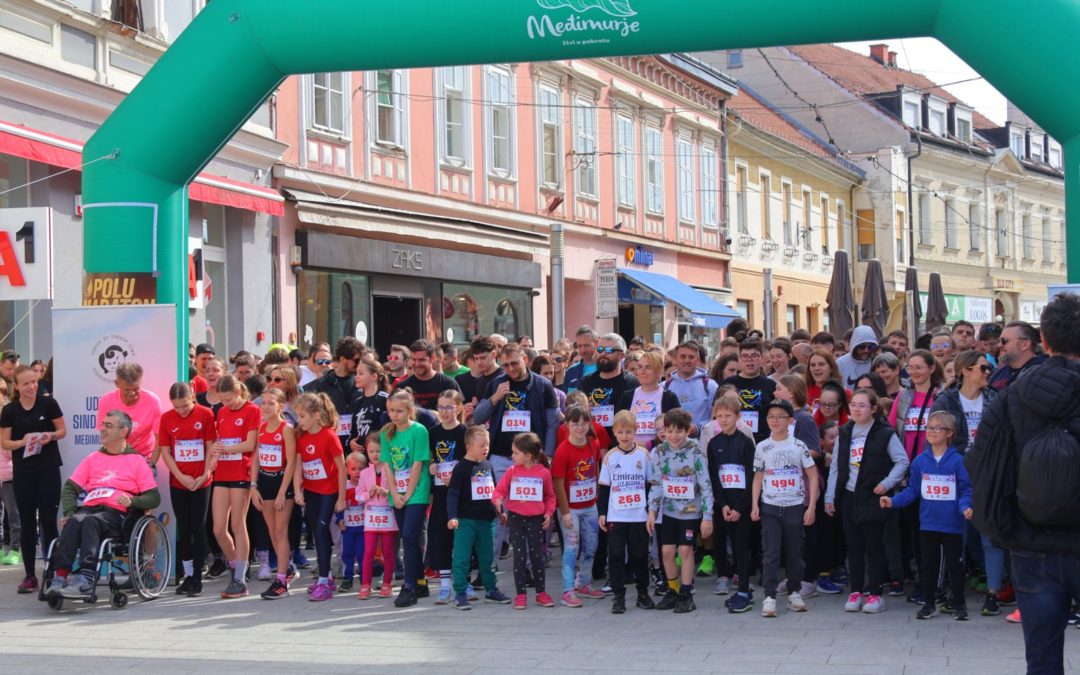 Humanitarna utrka u Čakovcu okupila 550 trkača za Udrugu Down