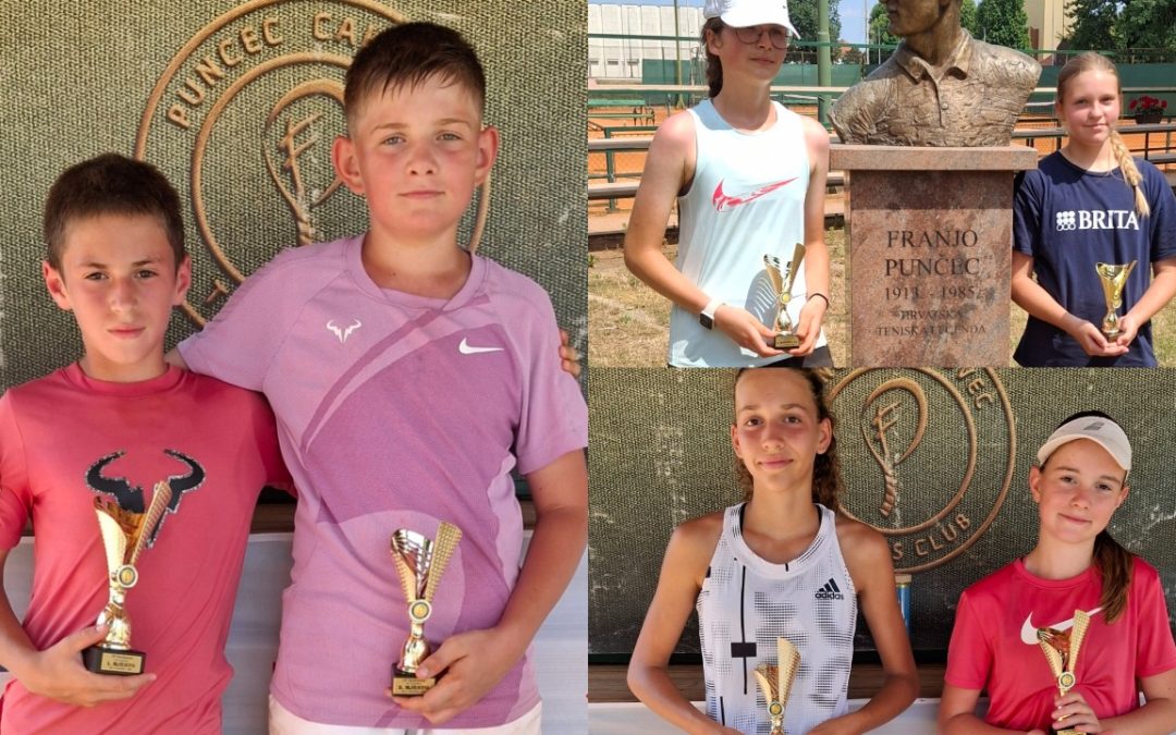 Teniski klub Franjo Punčec domaćin turnira: Malner i Horvatin okrunjeni prvacima Međimurja U14