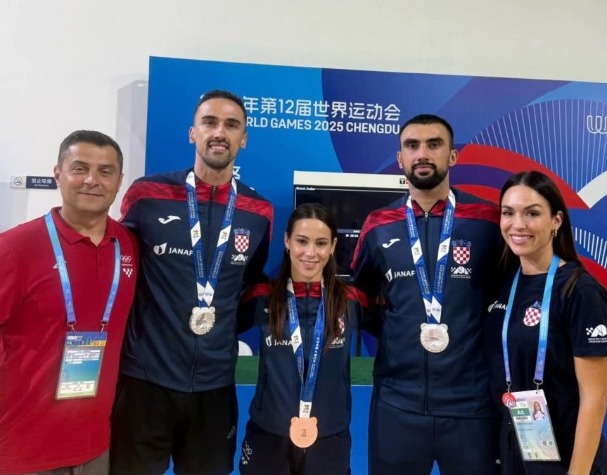 Braća Kvesić osvojila srebra u karateu na Svjetskim igrama u Kini, Hrvatska s tri medalje!