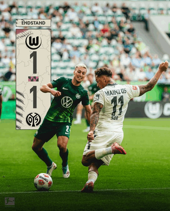 Lovro Majer asistirao za remi Wolfsburga protiv Mainza