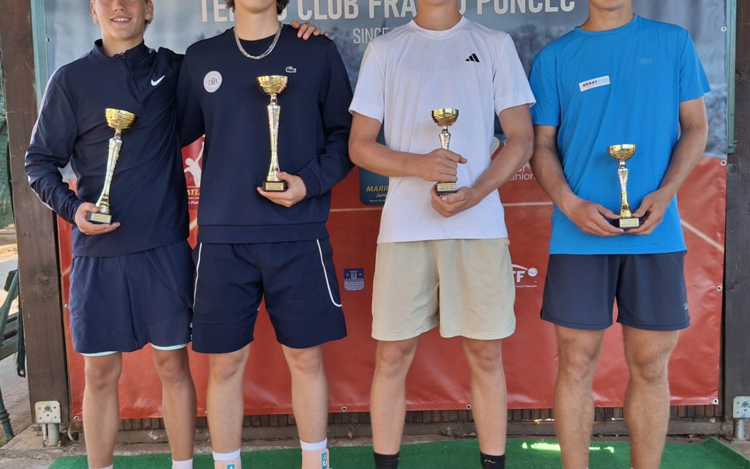 Mladi tenisači Majdandžić i Dotsenko slavili na ITF turniru u Čakovcu