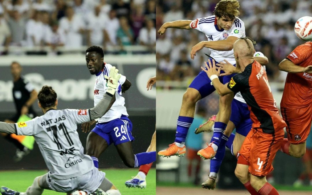 Hajduk slavio na Poljudu: Bijeli s dva jedanaesterca i igračem više svladali Goricu