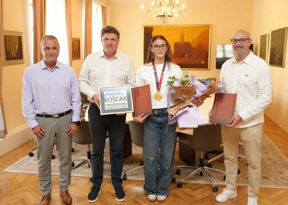 Grad Varaždin nagradio zlatnu atletičarku Janu Koščak