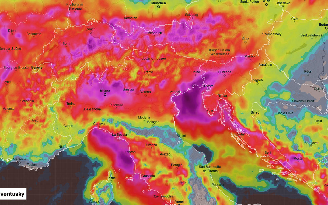 Stiže veliko nevrijeme: Hrvatskoj prijeti superćelijsko nevrijeme s obilnom kišom i tučom
