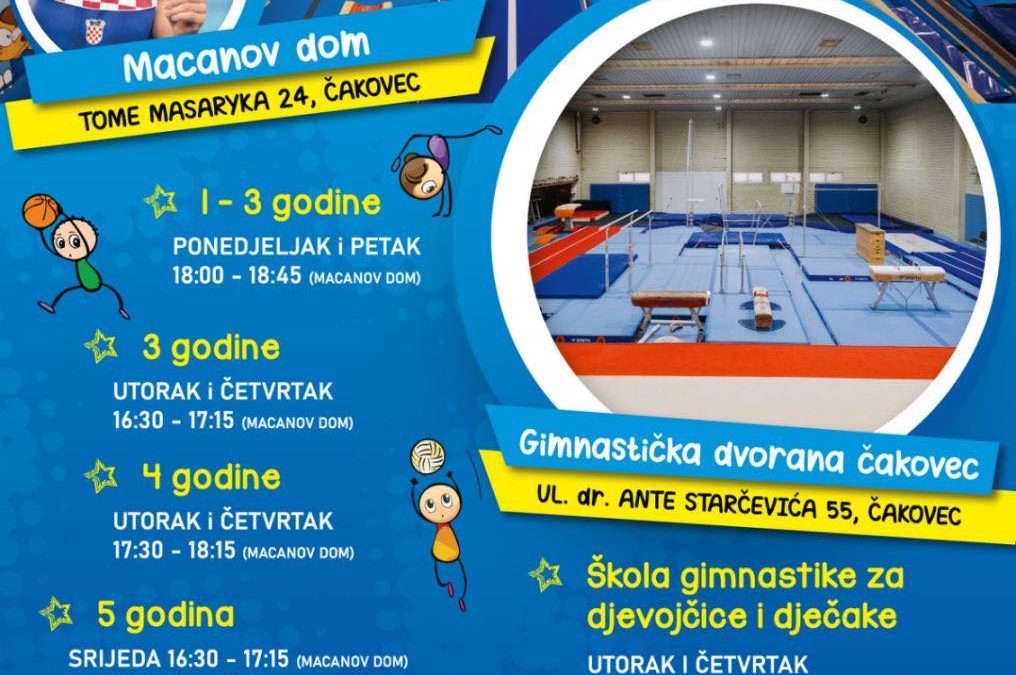Nova gimnastička sezona počinje! Kreću upisi u GK Macan Čakovec. Pridružite nam se i otkrijte radost pokreta!