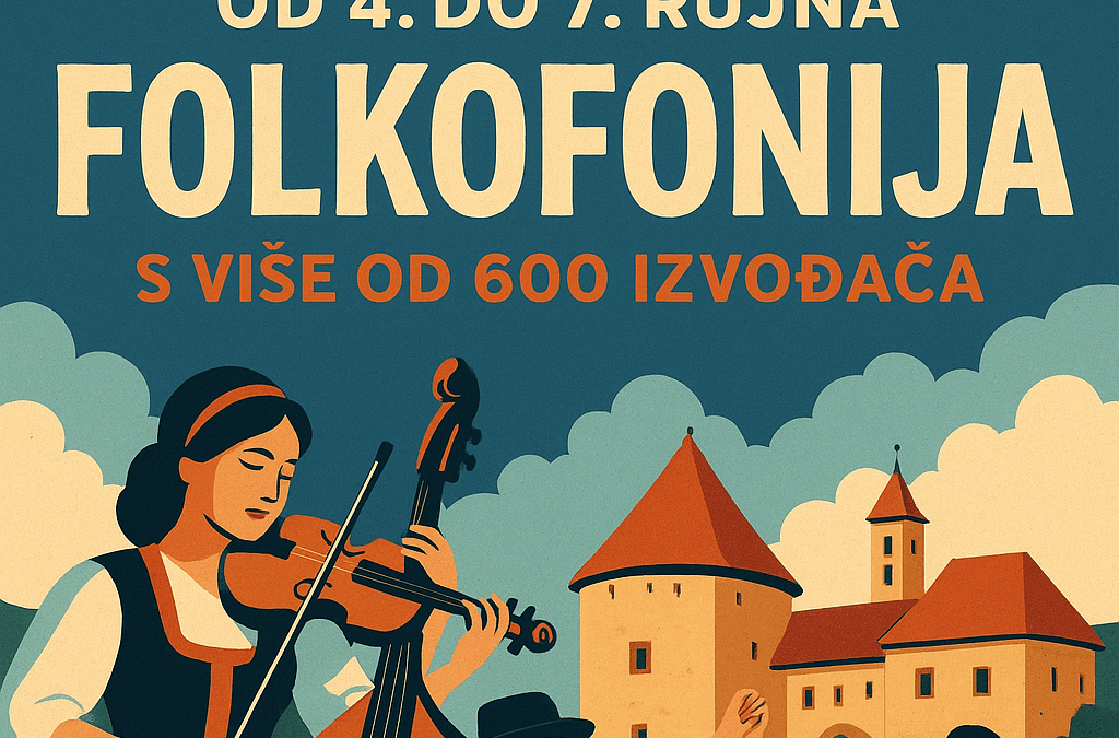U Varaždinu od 4. do 7. rujna FolkoFonija s više od 600 izvođača
