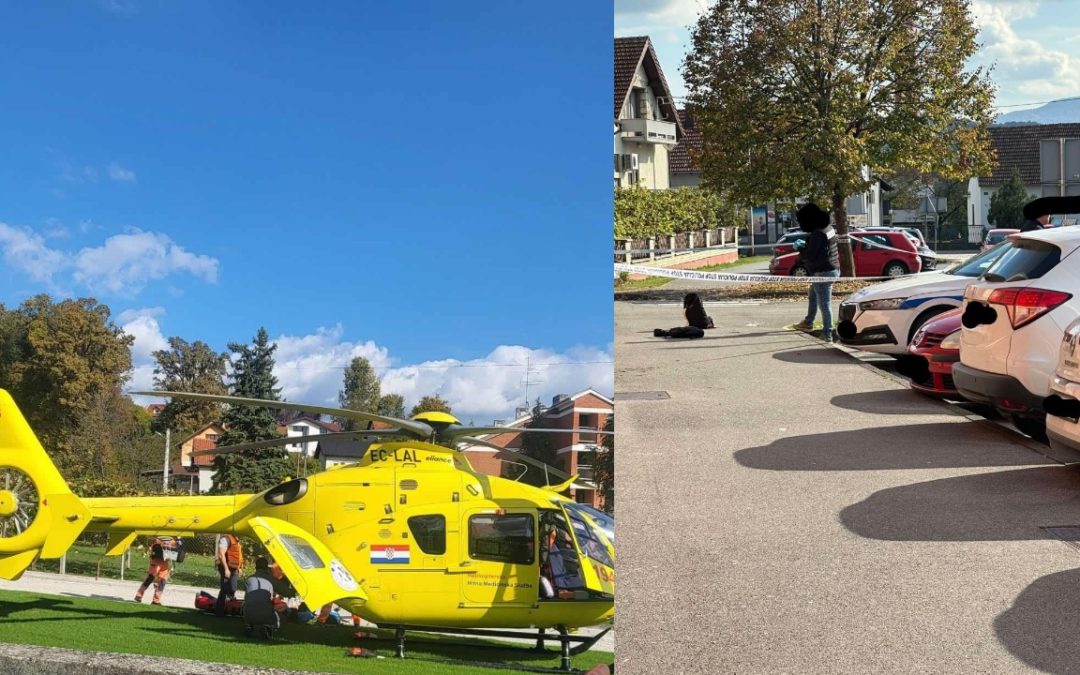 Užas u Srednjoj školi Bedekovčina: Učenik ozlijeđen nožem, prebačen u Zagreb helikopterom