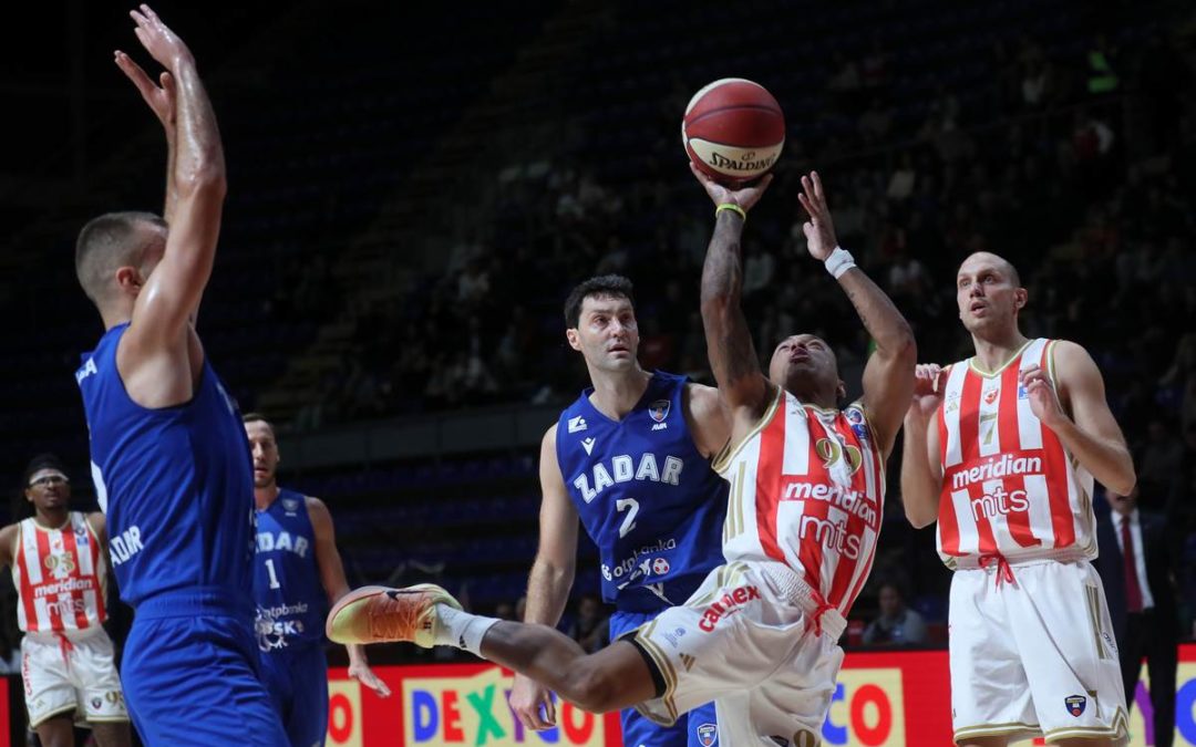 ABA liga – Zadar u Beogradu porazio C. zvezdu, težak poraz Splita