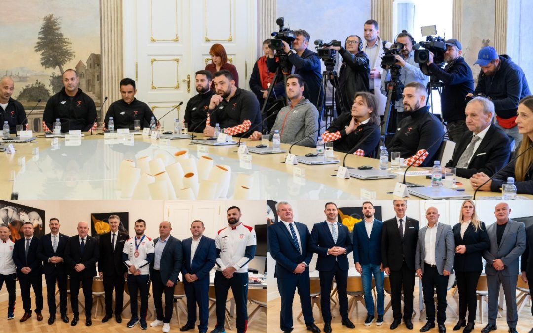 Hrvatski sport na svjetskom vrhu: Premijer ugostio parasportaše, hrvače, boksače i džudaše