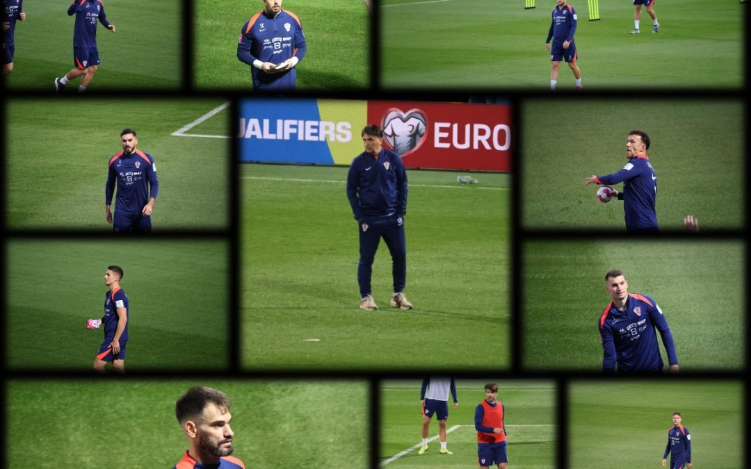 FOTO: Euforija u Varaždinu, Vatreni održali otvoreni trening, stotine mladih navijača na stadionu!