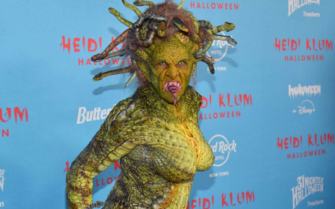 Heidi Klum – monstruozna Meduza na godišnjoj Halloween zabavi