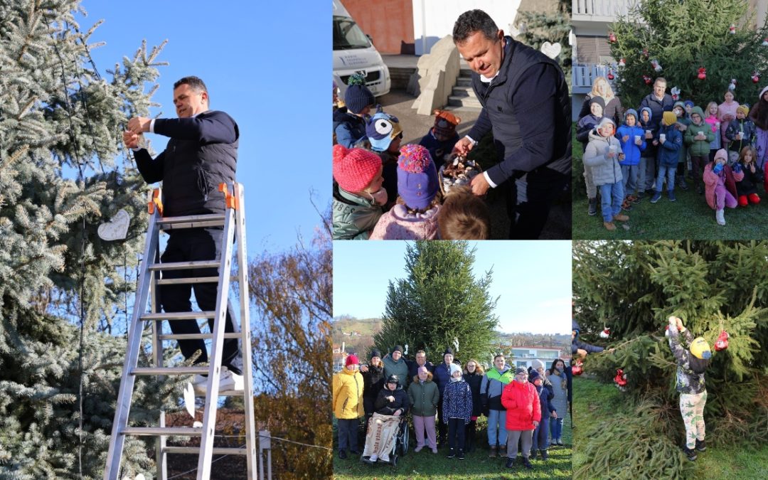 LENDAVA U BOŽIĆNOM RUHU: Smreke ukrašene dječjim rukama najavljuju dolazak prosinca i Adventa