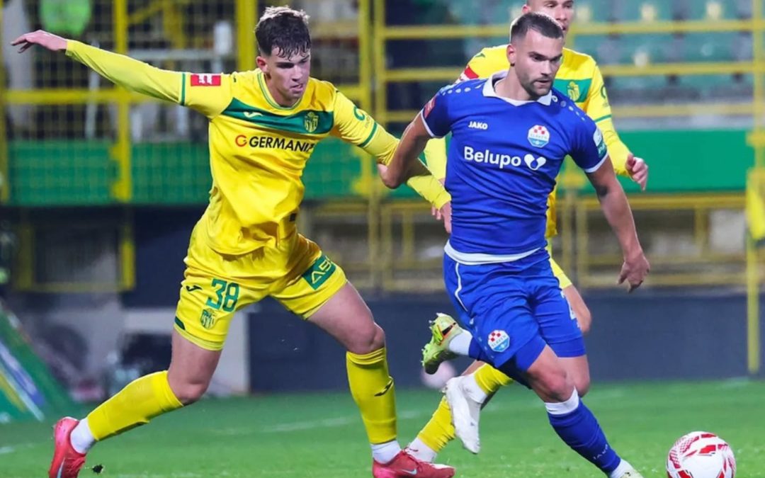 Slaven Belupo ispustio pobjedu u 93. minuti, Hajduk bez slavlja unatoč igraču više