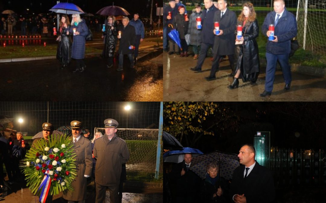 ČAKOVEC PAMTI ŽRTVU VUKOVARA: Kolona sjećanja krenula od Juga do Vukovarske ulice, lampionima ispisano ime grada heroja