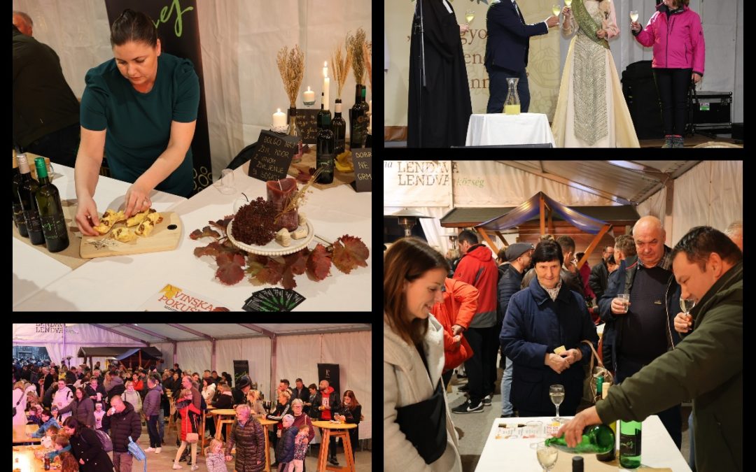 Bogati martinjski meni i vrhunska vina: Lendava proslavila blagoslov novog vina uz ples i Blue Planet band