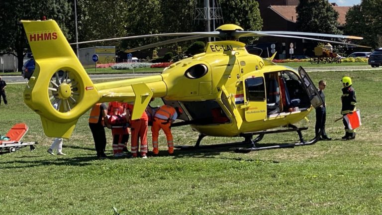 Nedelišće: Dijete palo s električnog romobila i hitno helikopterom prevezeno na liječenje u Zagreb