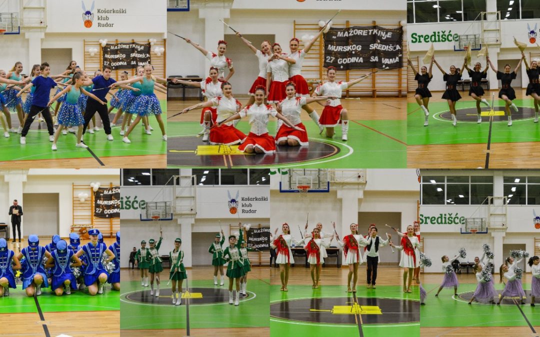 FOTO 27 godina tradicije: Mažoretkinje Murskog Središća proslavile rođendan spektakularnom revijom