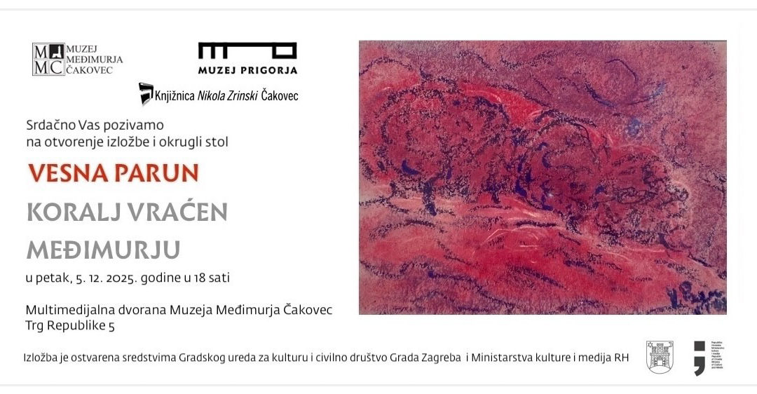 Otvorenje izložbe Vesne Parun i razgovor o neobjavljenom eseju stare 30 godina