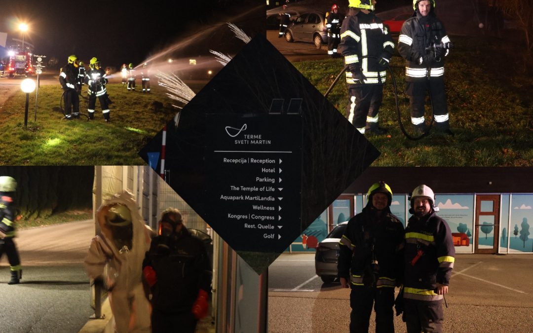 Velika vatrogasna vježba potvrdila vrhunsku spremnost u Termama Sveti Martin