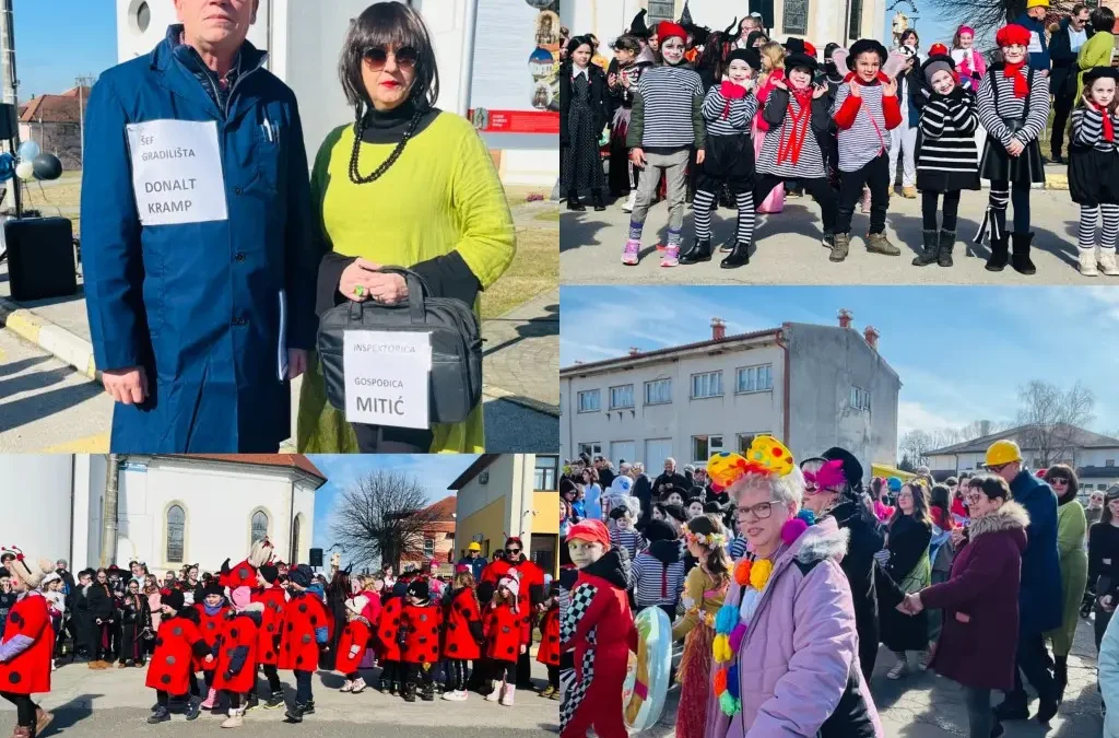 FOTO/VIDEO: Veselo i slatko u Svetom Martinu na Muri, Fašnik uz maske, smijeh i nezaobilazne krafne