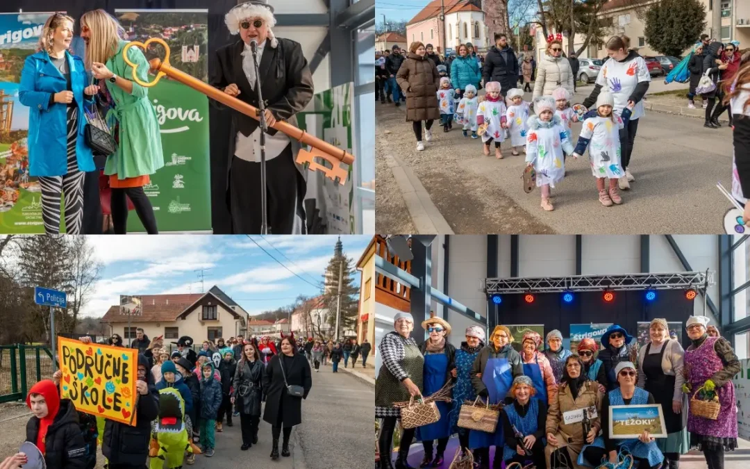 Štrigova u znaku maškara: Spaljen Fašnik, krivac za sve nedaće