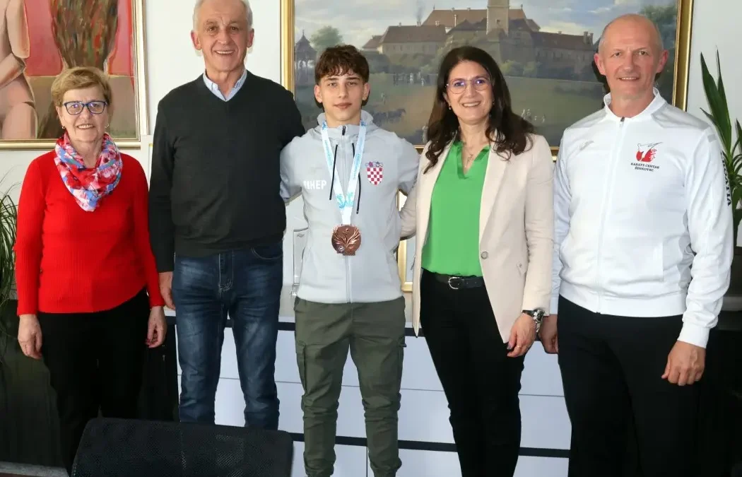 Svečani prijem kod gradonačelnice: Čakovec odao priznanje europskom brončanom Davidu Faiću