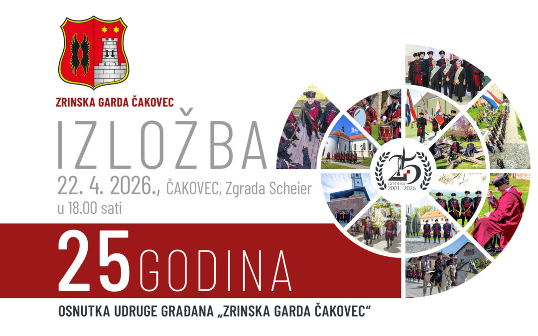 Četvrt stoljeća časti i ponosa: Zrinska garda Čakovec slavi 25 godina postojanja