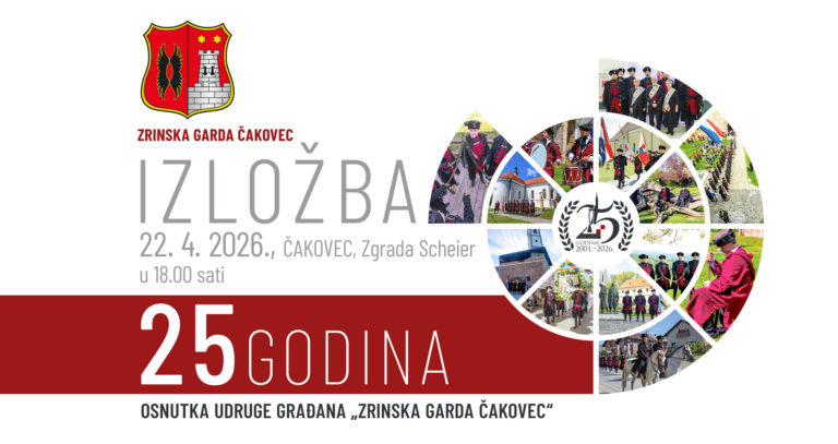 Četvrt stoljeća časti i ponosa: Zrinska garda Čakovec slavi 25 godina postojanja