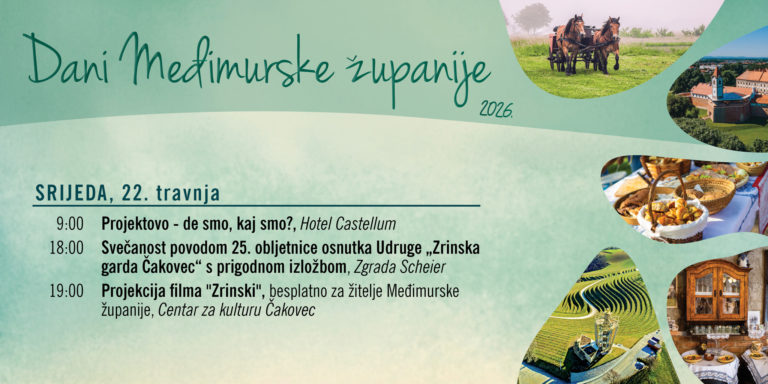 Od EU konferencije do priče o Zrinskima: Srijeda u znaku razvoja i tradicije Međimurja