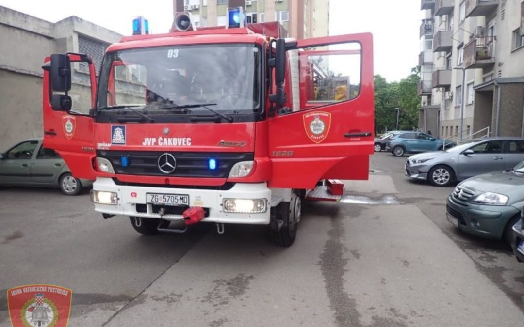Čakovečki vatrogasci hitnom intervencijom spasili dijete zaključano u automobilu