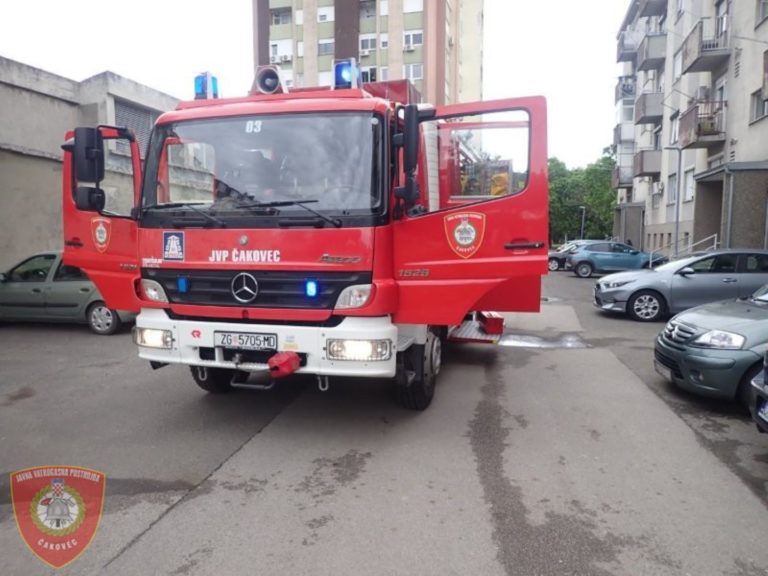 Čakovečki vatrogasci hitnom intervencijom spasili dijete zaključano u automobilu