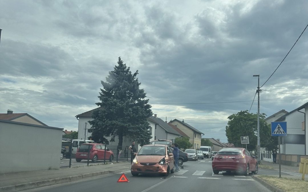Ponovno sudar na raskrižju Istarske i Mihovljanske ulice