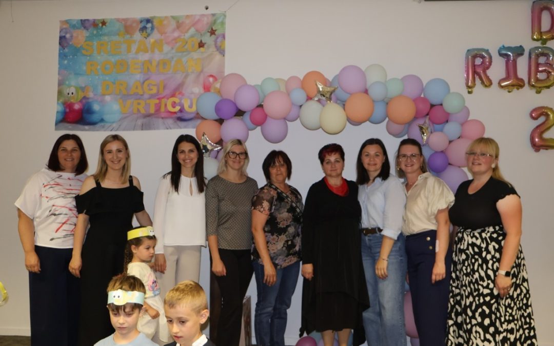 Veliki jubilej u Svetom Martinu na Muri: Dječji vrtić “Ribica” Žabnik proslavio dva desetljeća ljubavi, igre i odgoja