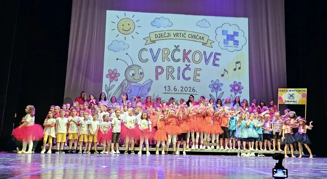 Emotivni oproštaj ‘Cvrčaka’: Uz veseli mimohod i suze ponosa, čakovečki mališani zakoračili prema školi!