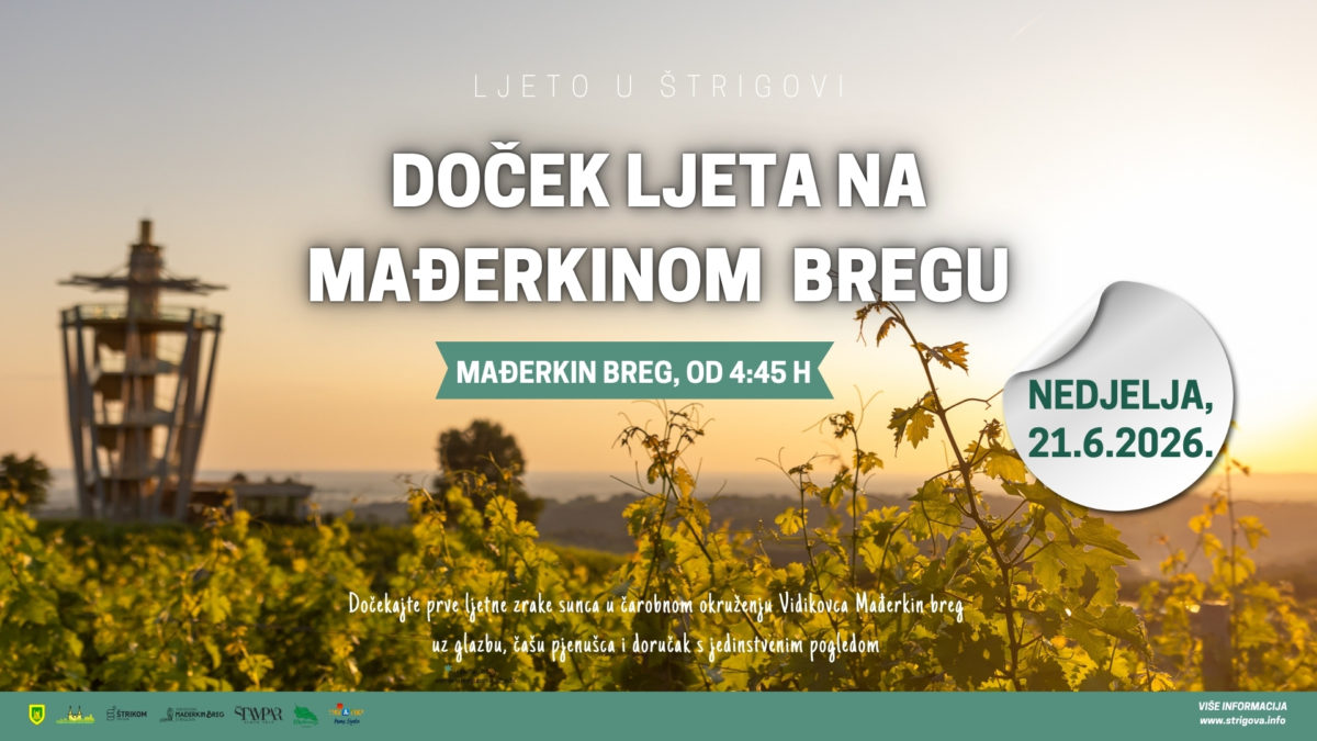 Doček ljeta na Mađerkinom bregu 2026: Cjelodnevni program uz izlazak sunca i vrhunske okuse