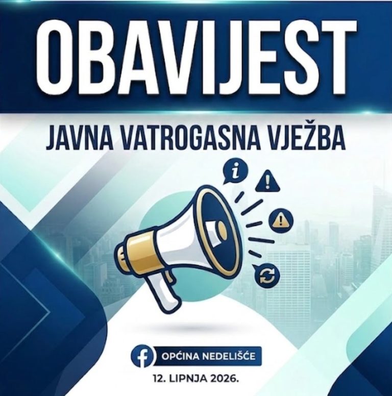U petak javna vatrogasna vježba u Nedelišću: očekuje se prolazak vatrogasnih vozila sa sirenama