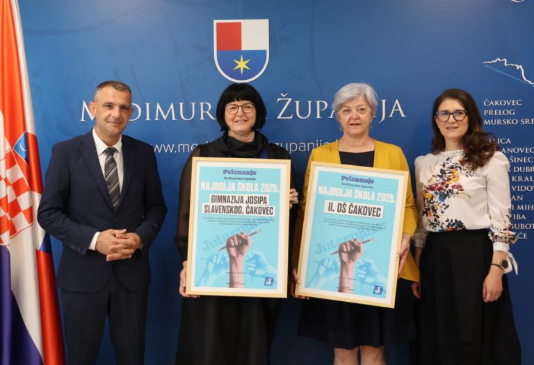 Obrazovna izvrsnost u Međimurju: Gimnazija „Josip Slavenski“ i II. OŠ Čakovec najbolje u regiji