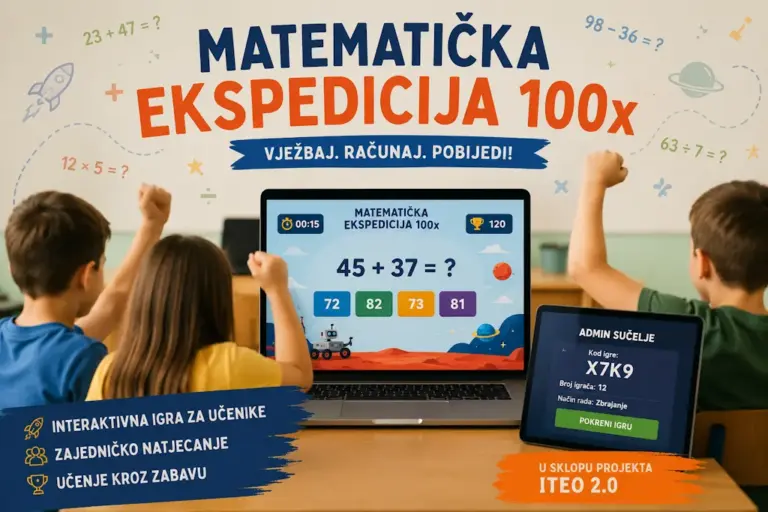 Inovacija u OŠ Mala Subotica: Udruga MIS kroz projekt ITEO 2.0 pretvorila učenje matematike u zabavnu igru