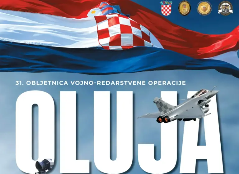 31. OBLJETNICA OLUJE Poziv svim građanima: “Izvjesite zastave i proslavimo pobjedu diljem domovine!”