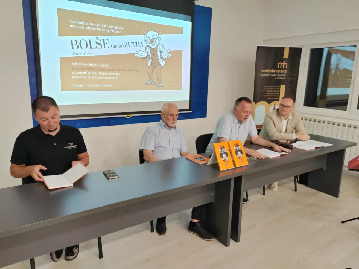 Promocija knjige Đure Bela: Predstavljena zbirka kajforizama „Bolše (malo) zutra“