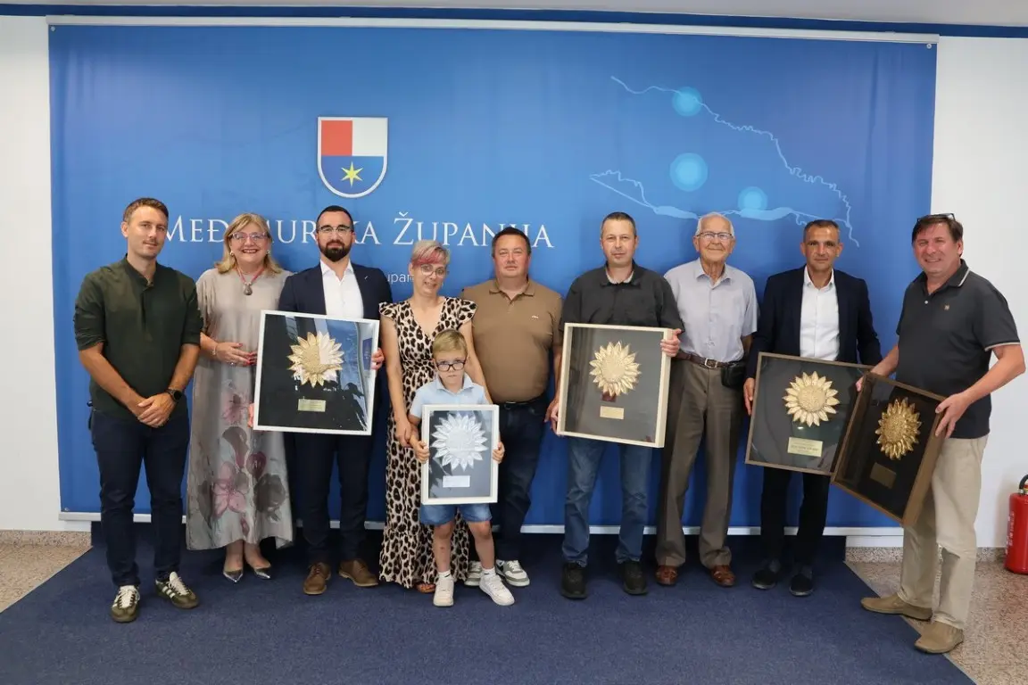 Župan Matija Posavec priredio prijem za dobitnike nagrade Suncokret
