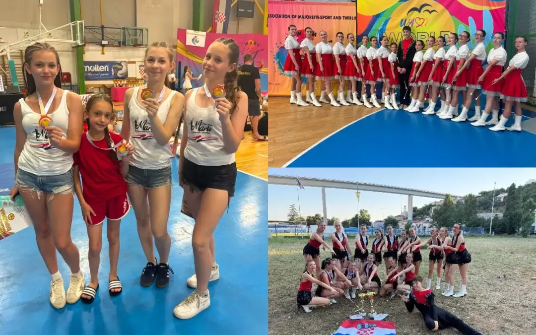 Svjetska elita u Crikvenici: Svetomartinske mažoretkinje pomele konkurenciju i osvojile pregršt medalja