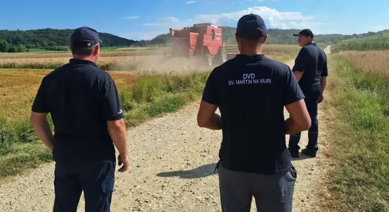 Preventivna ophodnja vatrogasaca: Žetveni radovi u Svetom Martinu na Muri protekli mirno i bez požara