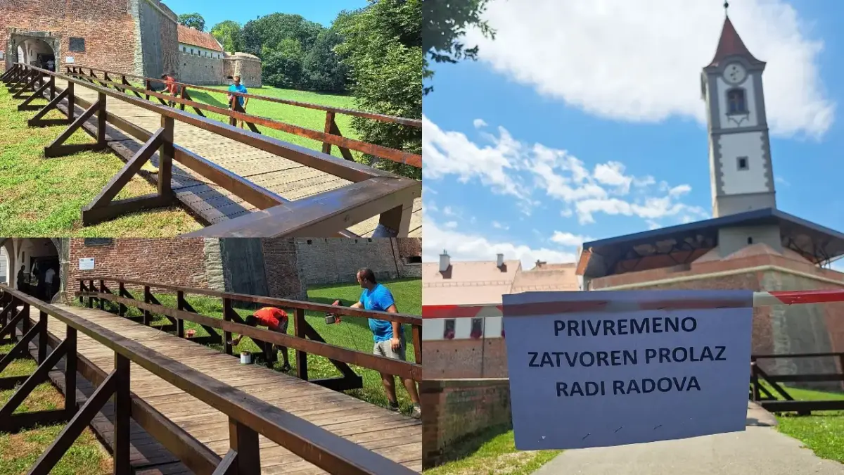 Obnova mosta: Prolaz kroz haustor Starog grada Čakovec privremeno zatvoren