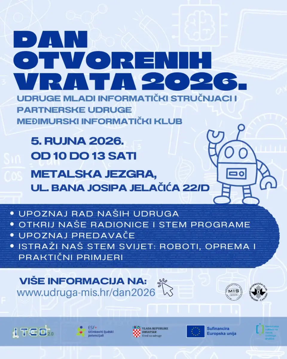 Besplatne radionice robotike i 3D printanja: Otkrijte sve o STEM edukaciji u Međimurju