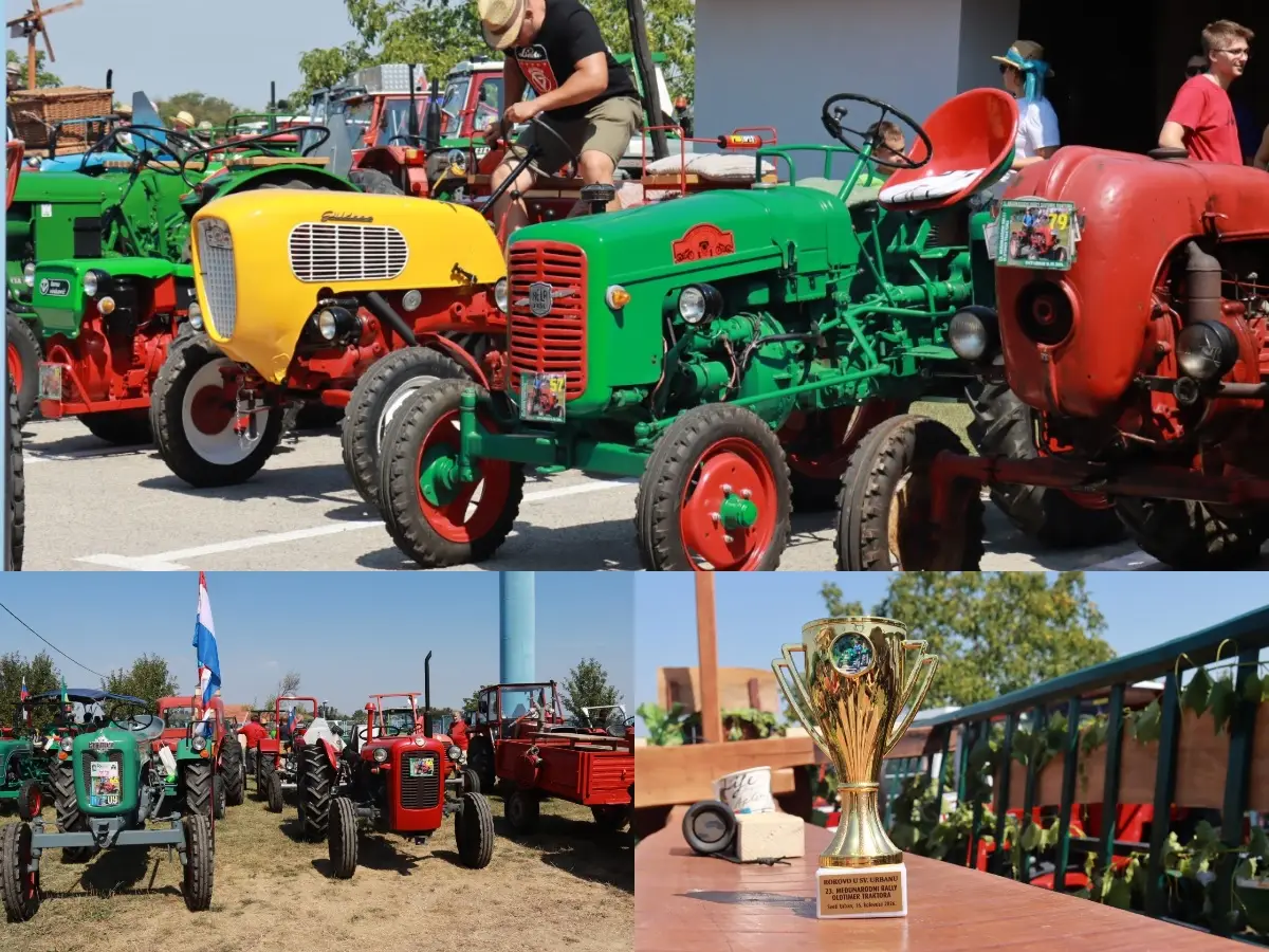 Limeni ljubimci preuzeli štrigovske brege: Održan 23. Međunarodni rally oldtimer traktora