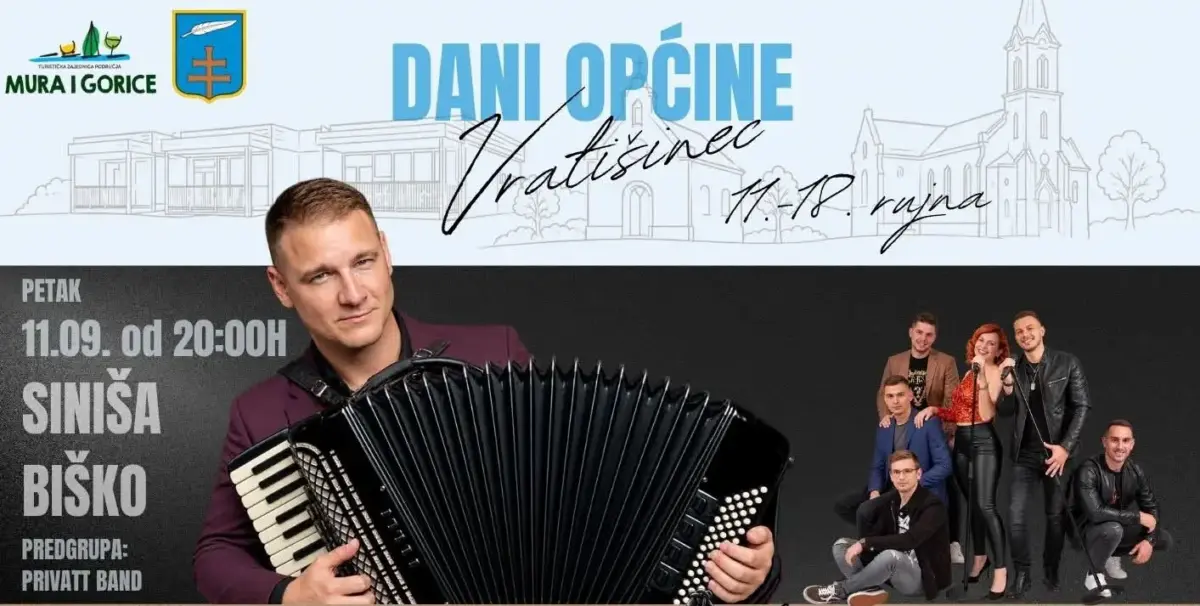 Dani Općine Vratišinec: Bogat program donosi koncerte, Vratišinski kotlić i večer smijeha