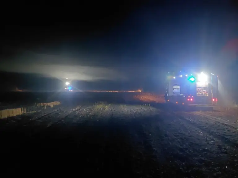 Noćni požar u Držimurcu: Izgorjela dva hektara trave i strništa, intervenirala dva DVD-a