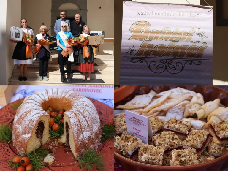 FOTO Mirisi tradicije u atriju Staroga grada: Održan 11. festival međimurskih slastica „Bakini kolači“